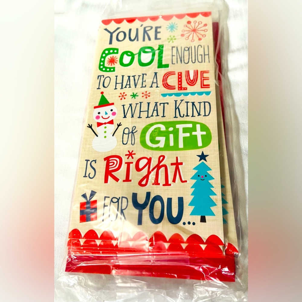 30 Hallmark Christmas gift card holder greeting cards with 30 red envelopes